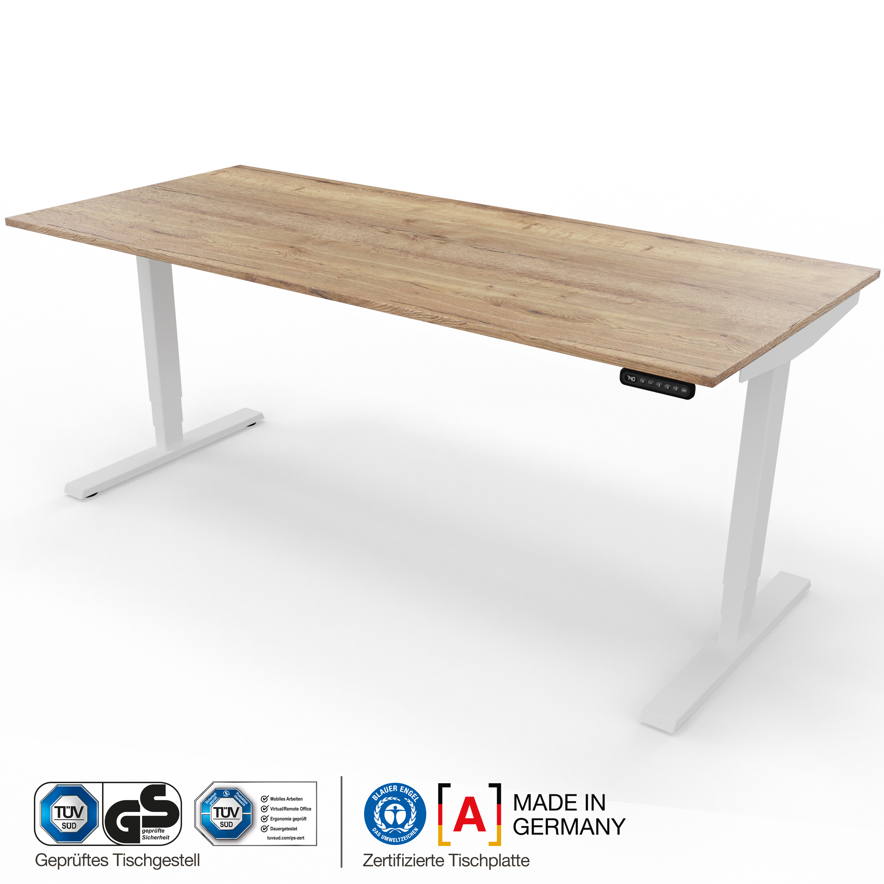 Elektrisch höhenverstellbarer Schreibtisch Y-Line