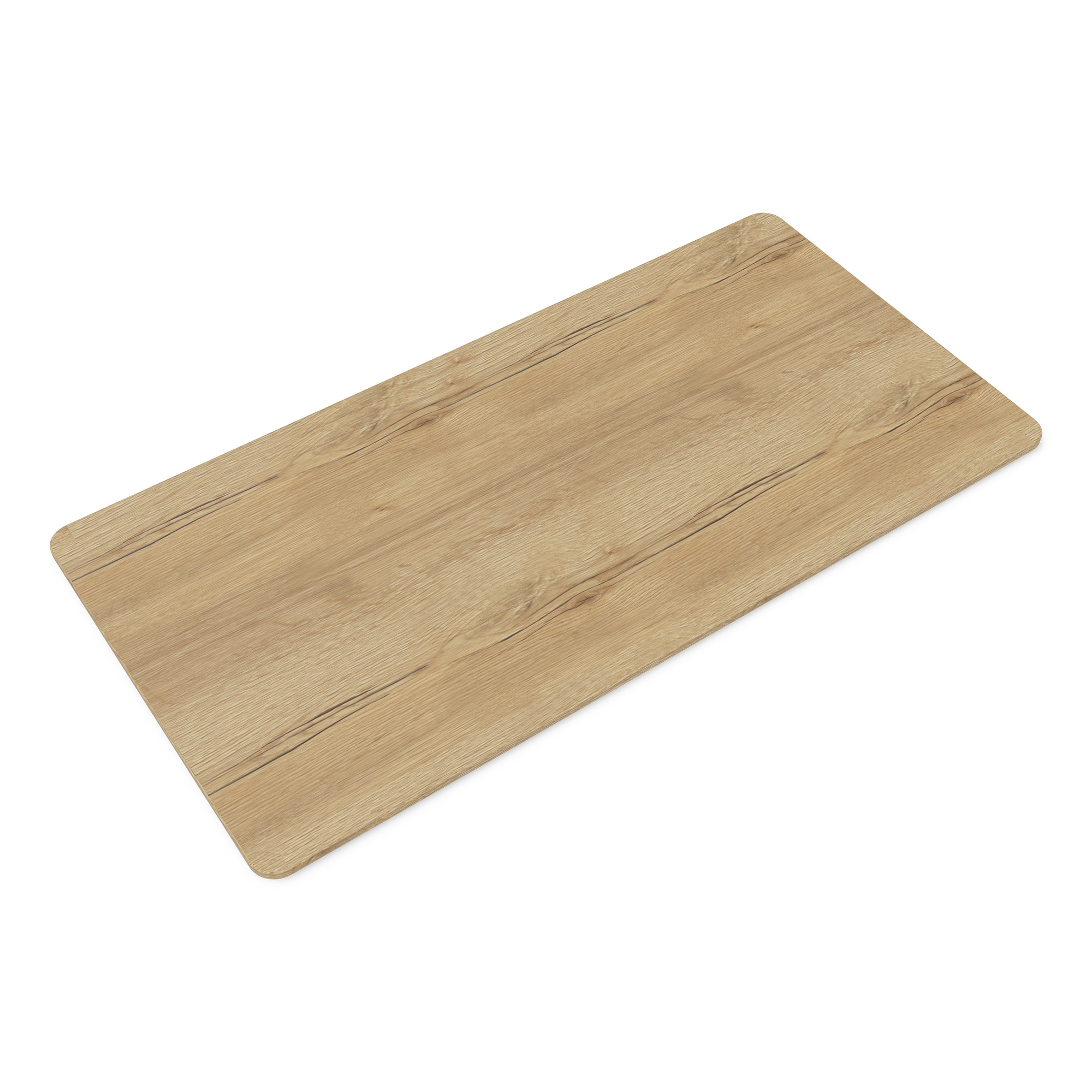 Eine Holztischplatte.
