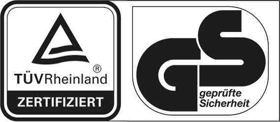 TÜV Rheinland geprüfte Sicherheit