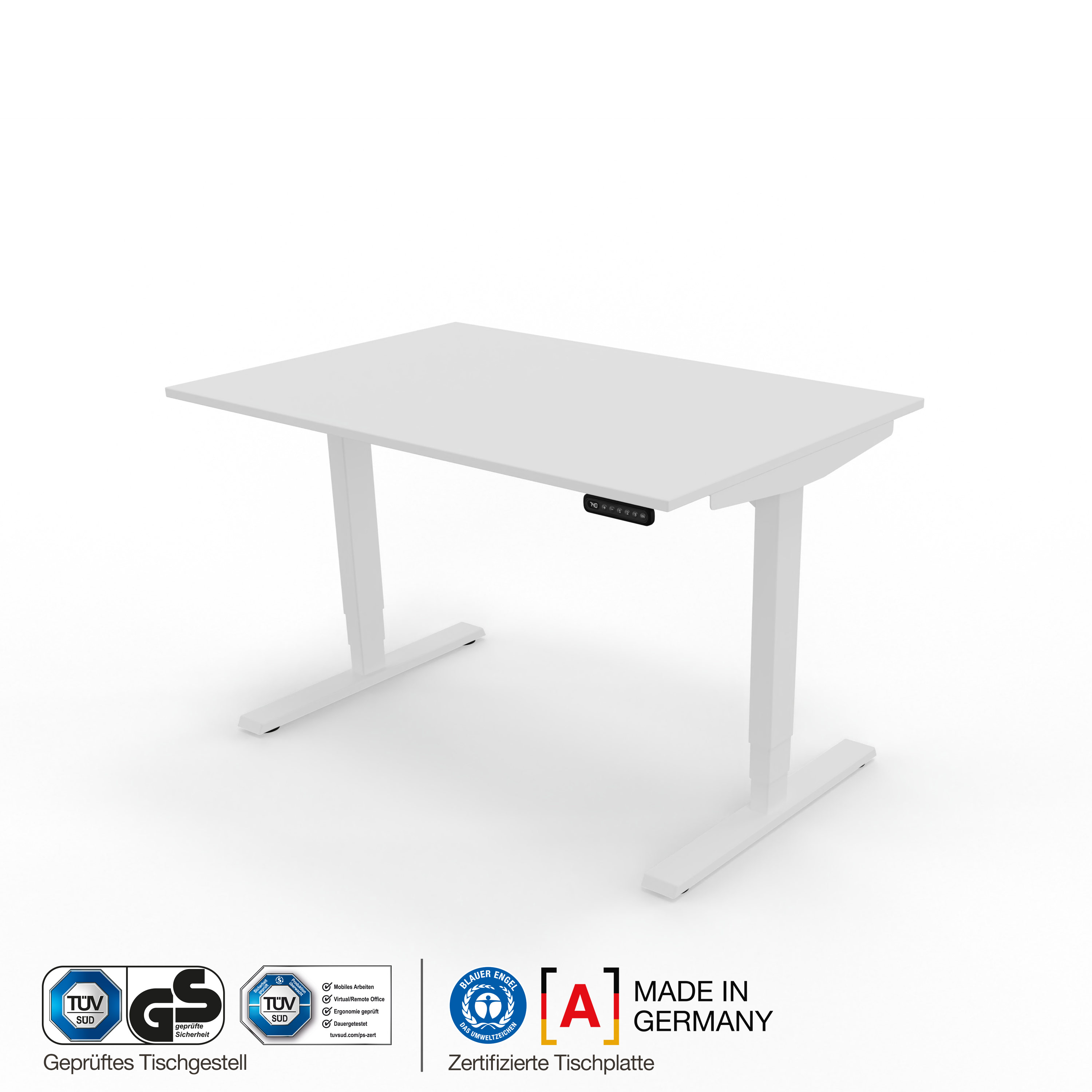 Elektrisch höhenverstellbarer Schreibtisch Y-Line