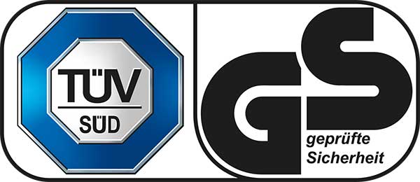 TÜV Süd geprüfte Sicherheit