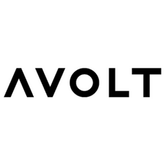 AVOLT Logo in schwarzer Schrift auf weißem Hintergrund
