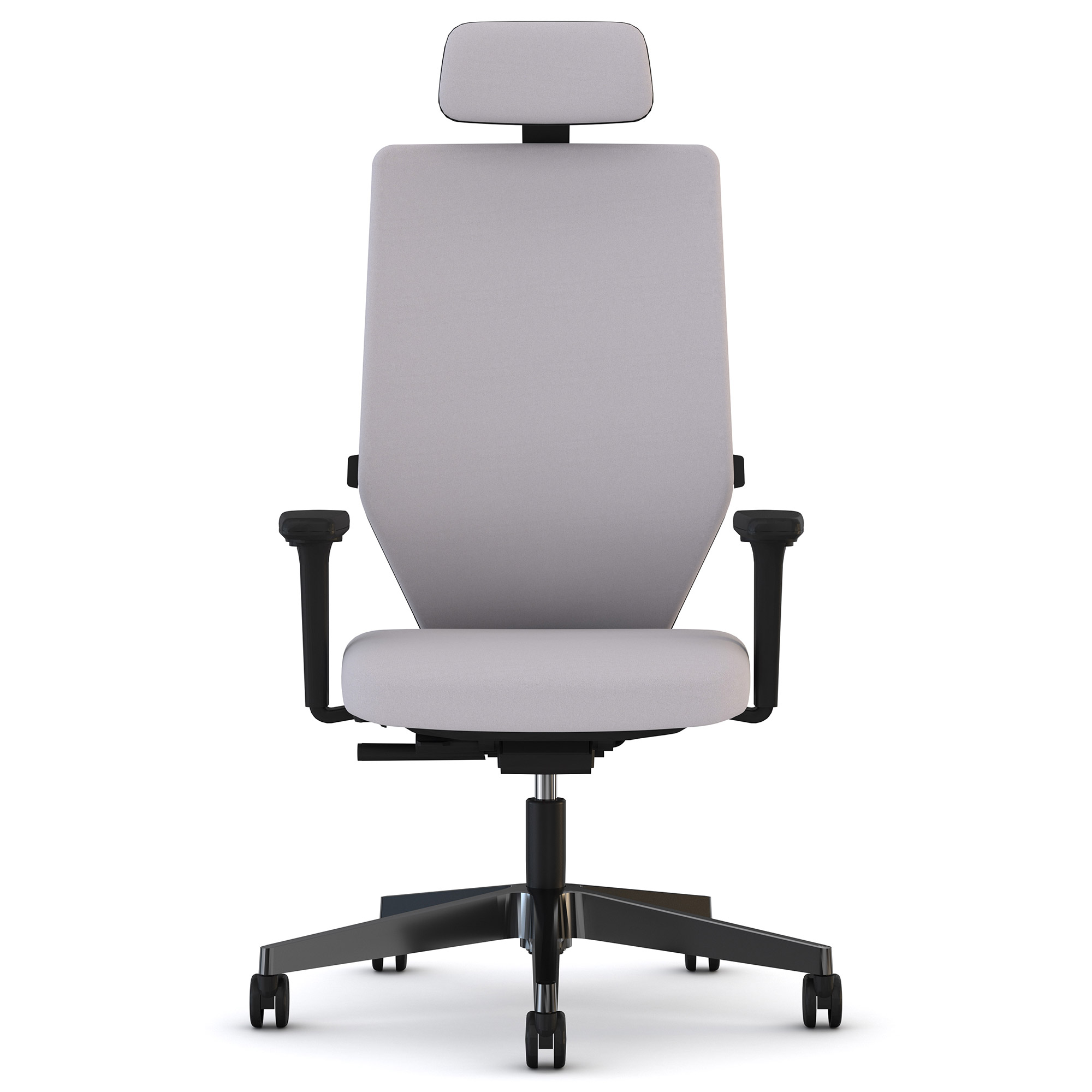 Ergonomischer Bürostuhl mit Kopfstütze und verstellbaren Armlehnen