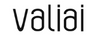 Logo von valiai – reduzierter Schriftzug in Schwarz, kombiniert klare Linien mit einem individuellen Markenstil