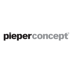 Logo von Pieper Concept in Schwarz und Grau auf weißem Hintergrund.